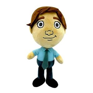 NWOT Phatmojo The Office TV Show Jim Halpert Collectible Plush 9" Toy Figure
